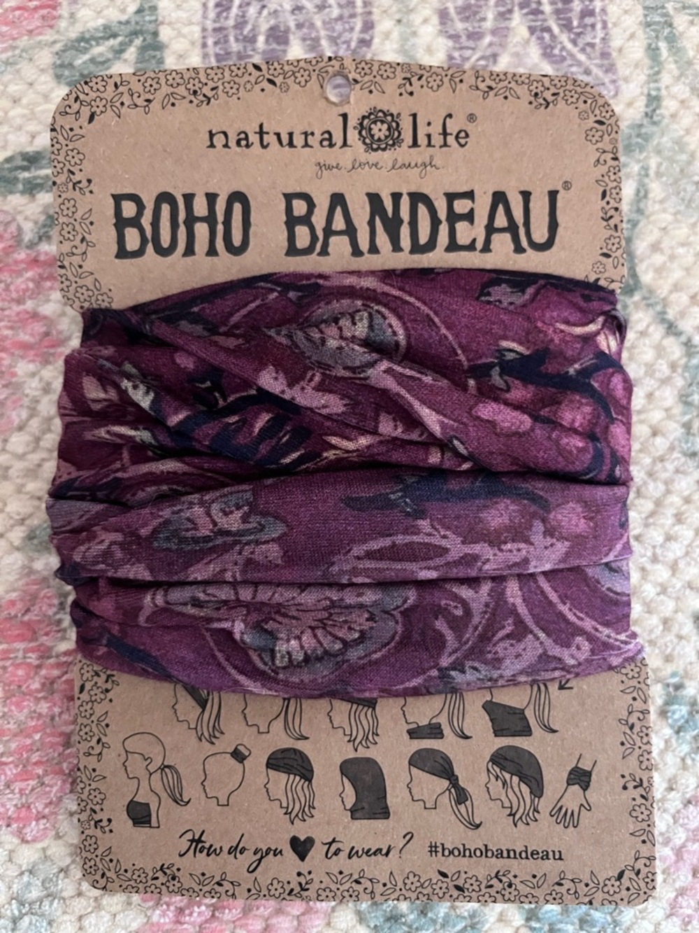 Natural Life Full-size Boho Bandeau Headband - Picture 10 of 14